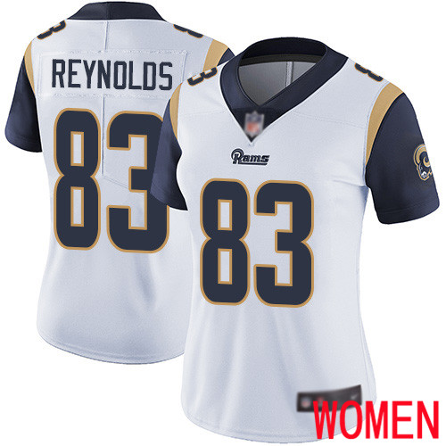 Los Angeles Rams Limited White Women Josh Reynolds Road Jersey NFL Football #83 Vapor Untouchable->women nfl jersey->Women Jersey